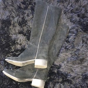 Knee High Suede Boots